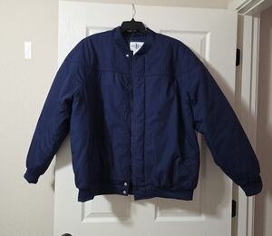 Men's Navy Puffer Jacket
